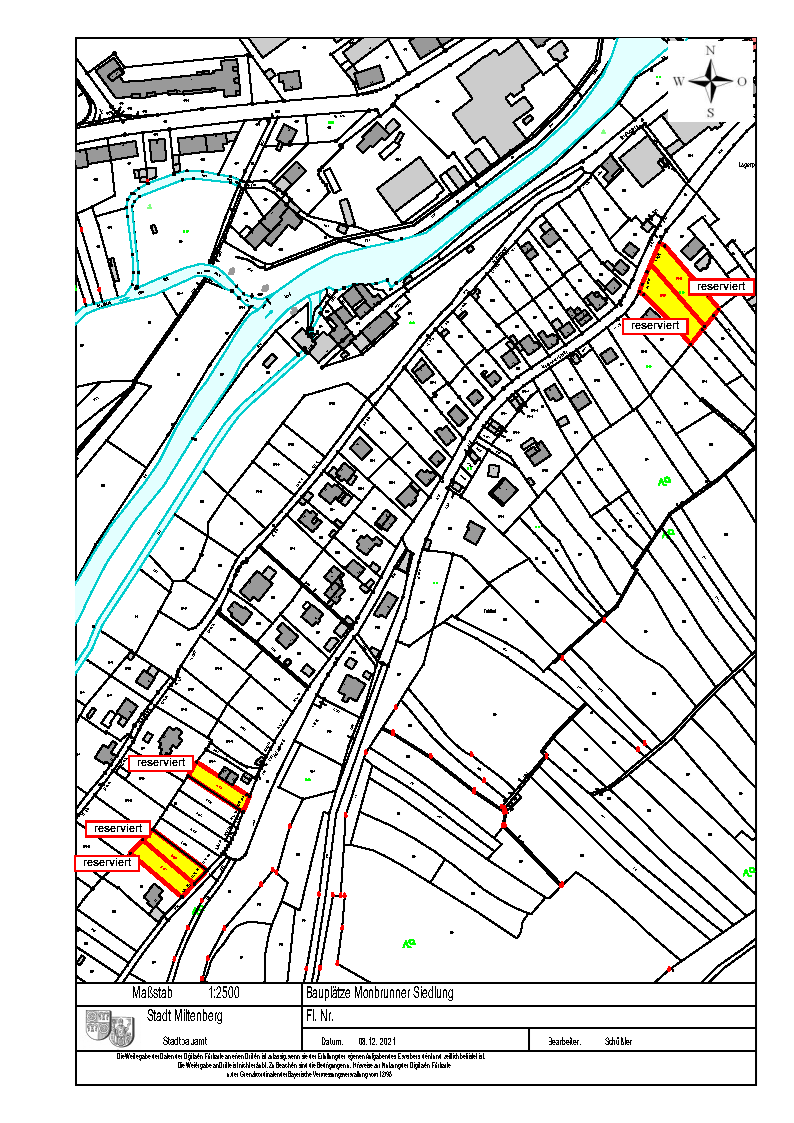 2022-01-11 Lageplan - städtischer Bauplätze zum Verkauf - Baugebiet Monbrunner Siedlung.png