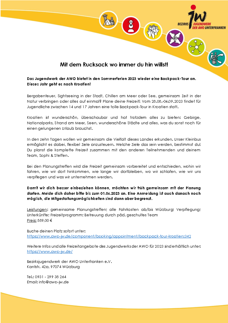 Pressemitteilung_Backpack Tour Kroatien_Bezirksjugenwerk der AWO Unterfranken e.V..png