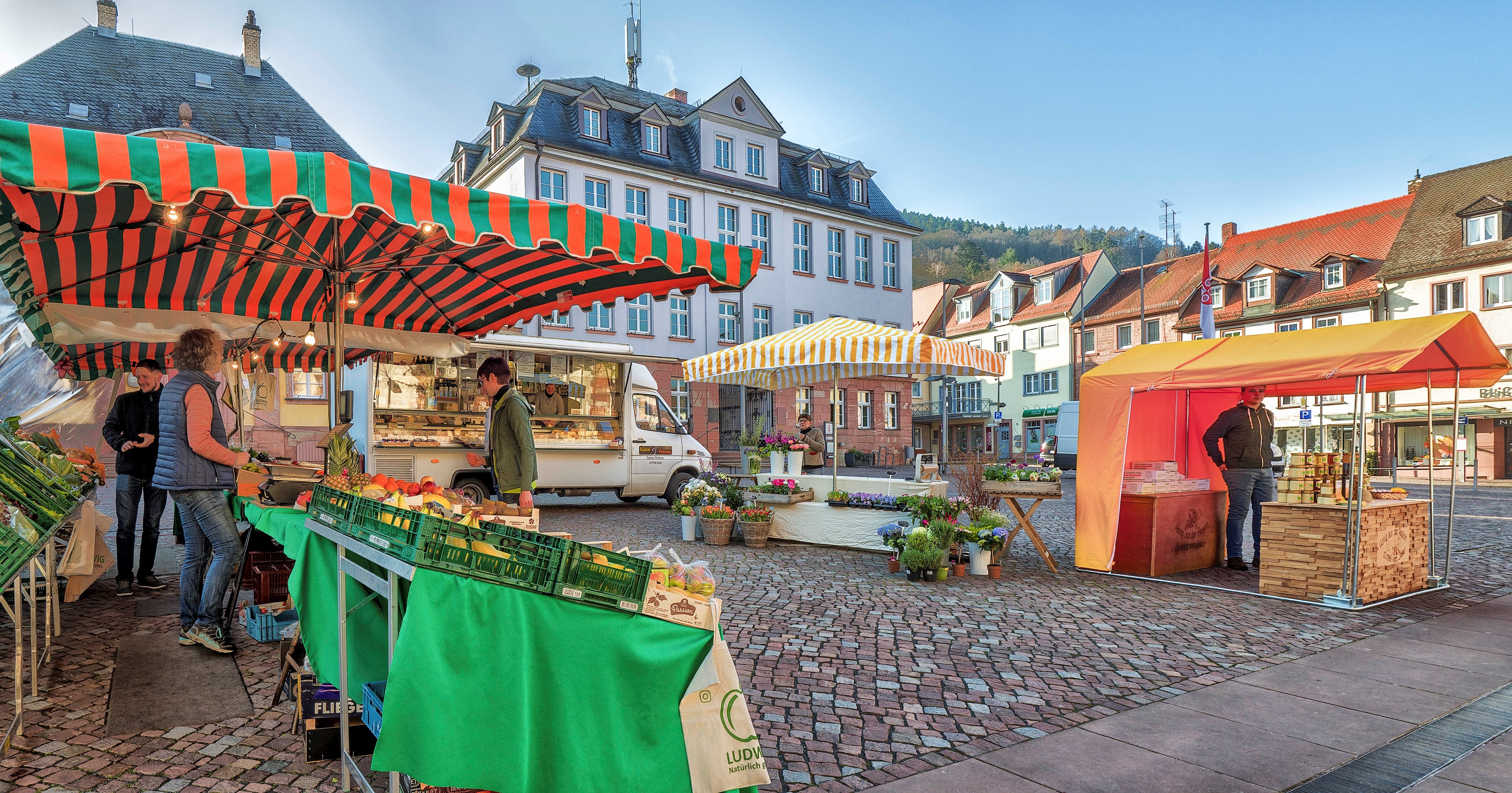 Wochenmarkt in Miltenberg ll © Ludwig Obst & Gemüse.jpg