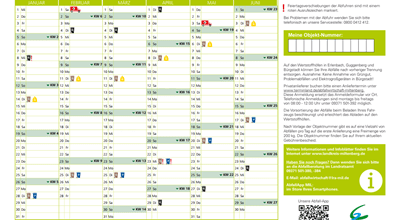 Müllabfuhrkalender 2026
